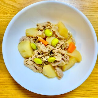 枝豆入り♪肉じゃが